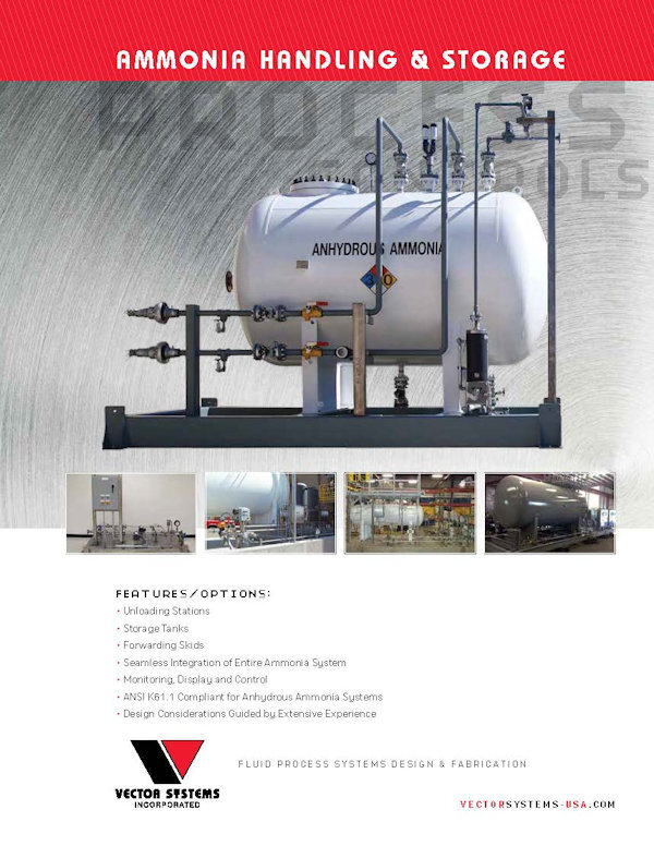 Ammonia Handling Storage